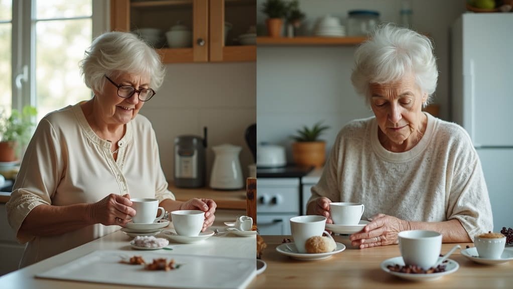 aging versus dementia distinction