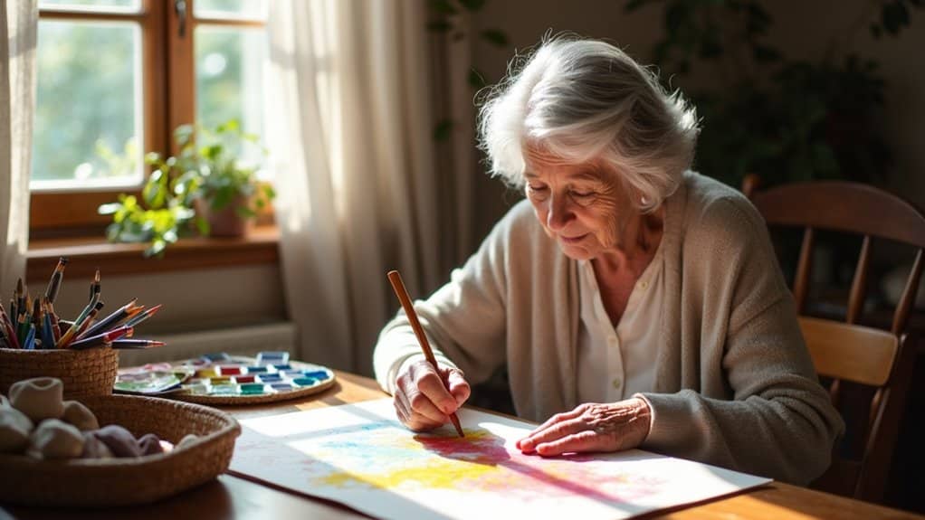 accessible enjoyable senior art programs