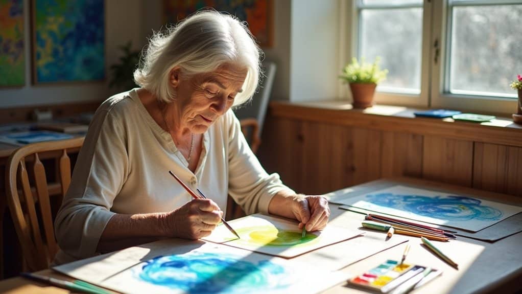 enhancing senior wellness through art therapy